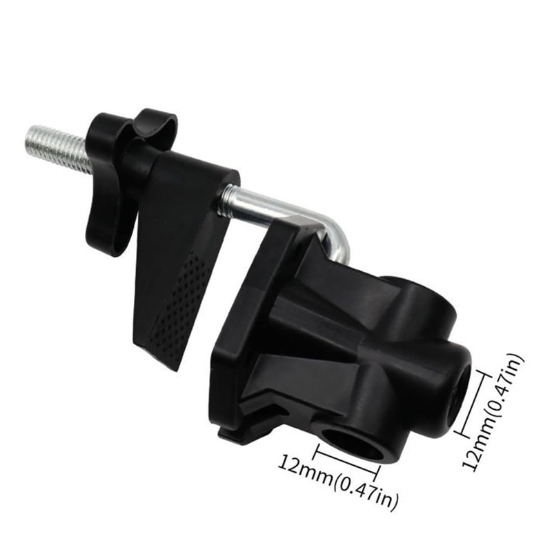 Yjcnelcr Universal Desk Lamp Clip Desktop Bedside Clamp Practical Fixed