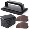 Reallnaive 31 Pcs Griddle Cleaning Kit Screen Holder Grill Screens