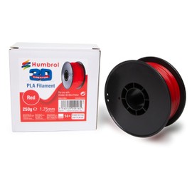 Humbrol AG9175 Red PLA Filament - 3D Printer Filament Spool, 1.75mm Flexible PLA, 3D Printing & Scanning Accessories - Replacement Filament Materials for AG9172 Humbrol Creator 3D Printer