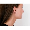 Fly Style Stud Earrings 925 Silver – Abalone Shell Stud
