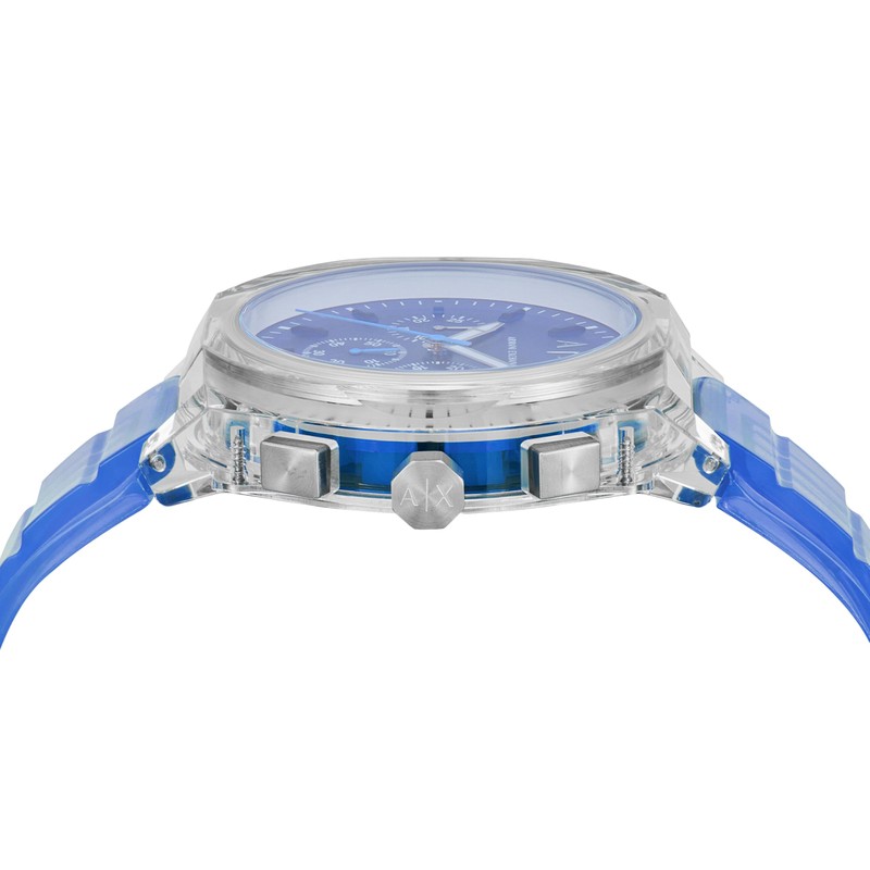 A|X Armani Exchange AX4166 Men's Watch, Blue, blue, Bracelet Type