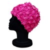 CHEX Daisy Ladies Elasticated Ruffle Flower Beaded Effect Swimming Cap