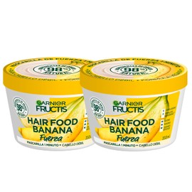 Kit Garnier Fructis HairFood Banana mascarilla para cabello débil 2Pack