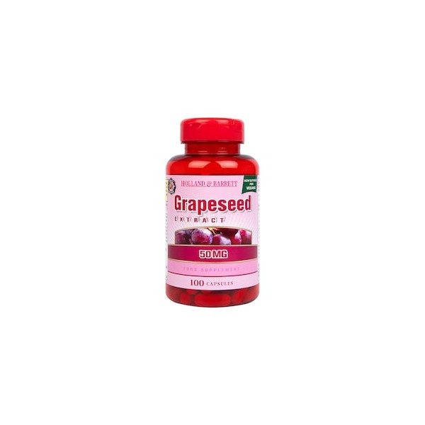 Holland & Barrett Grapeseed Extract 50mg 100 Capsules