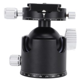 Panoramic Tripod Head Dual Panorama Low Gravity 360 Degree Rotating 3/8inch Tripod Ball Head for SLR Camera Binoculars