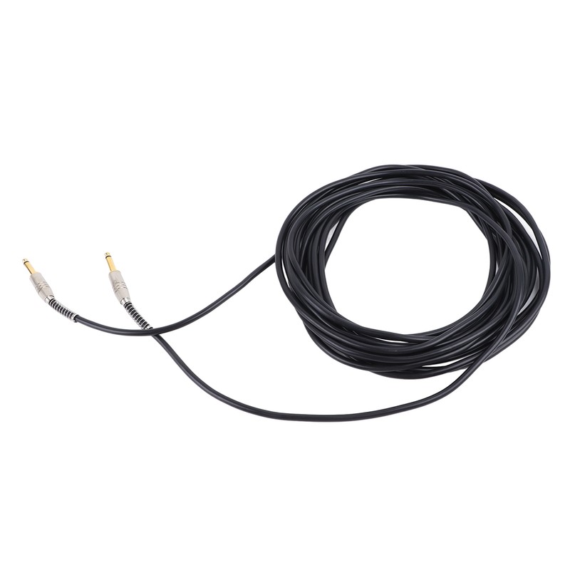 6.35mm Instrument Cable Noise Reduction Audio Device Connection Cable for