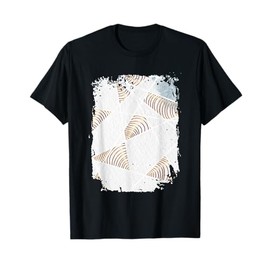 Triangle Spiral Geometric Shaped Pattern Cool Novelty Gifts T-Shirt