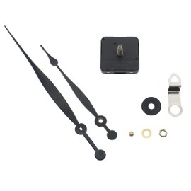 FDXGYH 1set High Torque Quartz Clock Movement Long Shaft Clock Mechanism Wall Clock Mechanism Replacement Kit with 208 mm Long Spade Hands for DIY Handicrafts Repair Clock Parts Shaft