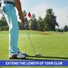 Chihutown 4PCS Golf Shaft Extension,Stainless Golf Club Extensions, 0.5 0.6in