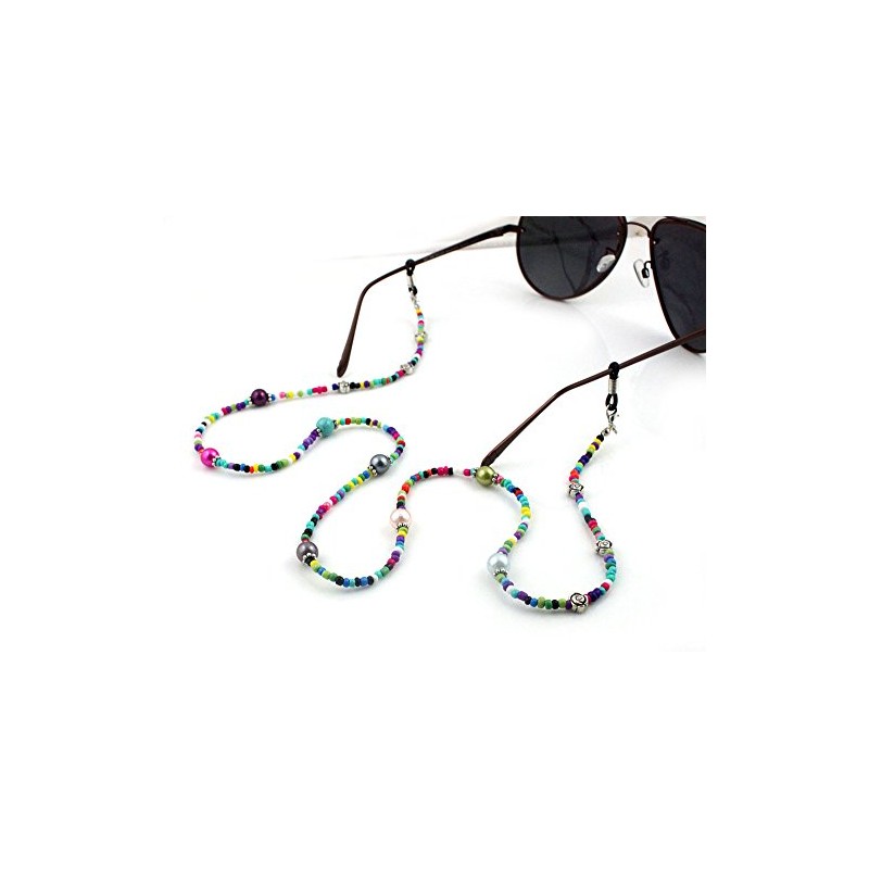 Eyeglass Chains for Women Beaded Reading Glasses Cords Sunglasses Holder