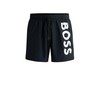 BOSS Mens Octopus Contrast-logo swim shorts with full lining