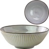 Mino Pottery Mino Ware Kiln Hen Sendan Noodle Bowl, White