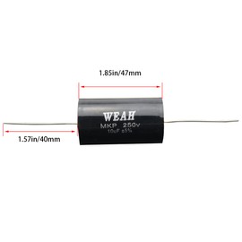 Ruiwaer 10uF 250V Polypropylene Capacitor DMPC-10 10uF 250V