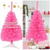 SlickBlue 36 Inch Unlit Artificial Mini Christmas Tree with Plastic