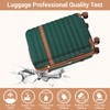 Kono Luggage Set 3 Pieces Expandable PC ABS Durable Suitcase