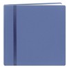 Pioneer Snapload 12x12 Fabric Ribbon Cover Scrapbook, Blue