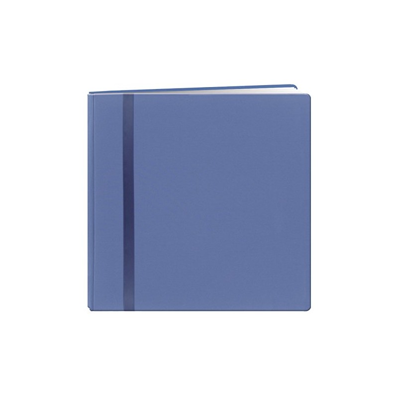 Pioneer Snapload 12x12 Fabric Ribbon Cover Scrapbook, Blue