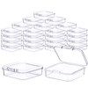 Prmape Pack of 24 Storage Boxes with Lid, Small, 6.5