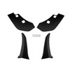 IKON MOTORSPORTS, Front Winglets Replacement Compatible with 2015-2023 Ford Mustang