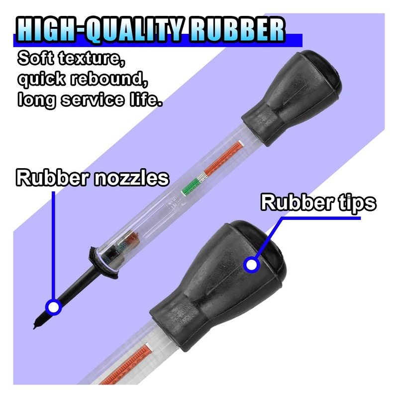 GAOLAOSY Car Battery Density Tester, Precision Automotive Batteries Electrolyte Hydrometer,