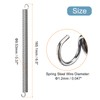 sourcing map 2Pcs Extended Spring 9.53mm x 165.1mm, 1.2mm Spring
