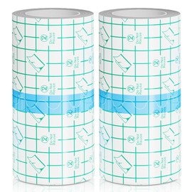 Beoncall 2 Rolls Tattoo Aftercare Bandage Waterproof 5.9in×2.2yd Second Skin Tattoo Cover Up Patch Films Wraps for Healing Supplies