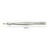 Precision Stainless Steel Stamp Tweezers Tongs with Flat Tip for