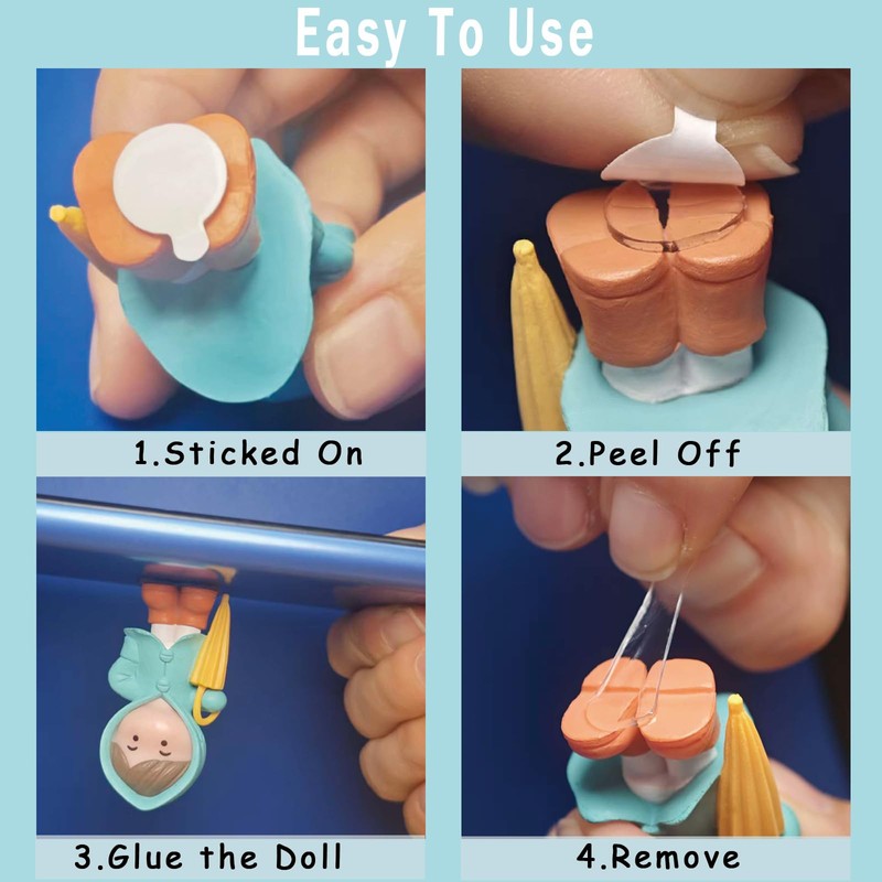 MPresh Strong Adhesive Dots Double Sided, Clear Museum Putty, Sticky