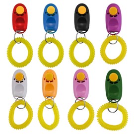 HINFHI 8 Pieces Pet Trainer, Pet Supplies, Dog Training Assistive Tools, Dog Training Clicker.