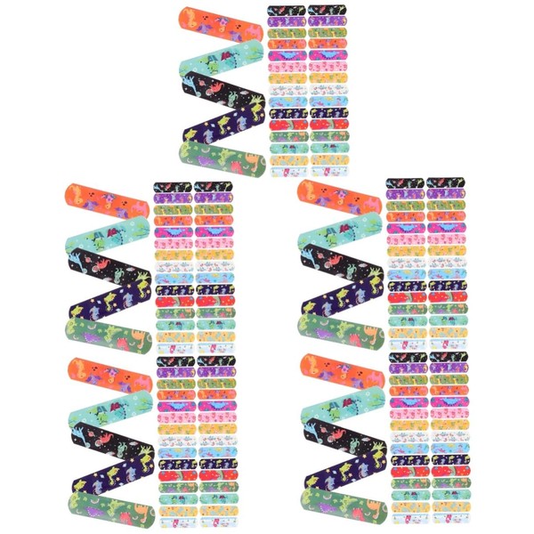 Baluue 5sets Boys and Girls Plasters Self Bandage Wrap Breathable