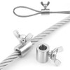 10Pcs New Upgraded Wire Rope Cable Clamps/Wire Rope Clips, Stainless