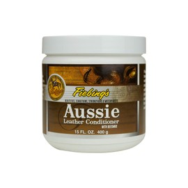 Fiebing's Aussie Leather Conditioner (14 oz) - Contains Beeswax to Withstand Hot Conditions - Preserve, Moisturize, Strengthen, Waterproof All Leathercraft, Car, Couch, Furniture, Purses, Boot, Shoe