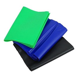 CanDo Sup-R Band Set di Bande per Esercizi Senza Lattice – PEP Pack Moderato (3 Bande: Verde, Blu, Nero) – Bande di Resistenza in TPE per Fisioterapia ed Ergoterapia