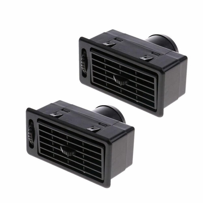 TEAMWILL 4Pcs Black Heat AC Air Exhaust Vent Dash Ventilation