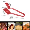 Silicone Barbecue Clamp 11 Inch Kitchen Tongs Premium Stainless Steel