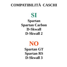 Generico Visor Compatible with Shark Spartan - Skwal - Skwal 2 - D Skwal (Not Spartan GT) (Silver)