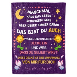 PRSTENLY Gifts for Women, Birthday Gifts for Women, Blanket Gifts, Mother's Day, Birthday, Valentine's Day, Christmas, Get Soon, Graduation Thank You Gifts 1.3 x 1.5 m Blanket