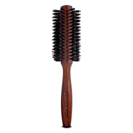 Spornette Deville Boar Bristle Round Brush for Women - Round Hair Brush for Blow Drying, Curling & Styling - Adds Shine, Volume & Lift to All Hair Types (2 Inch)