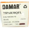 DAMAR LOT OF 2 NIB DAMAR 75PAR38QFL CLEAR FLOOD LIGHTS,