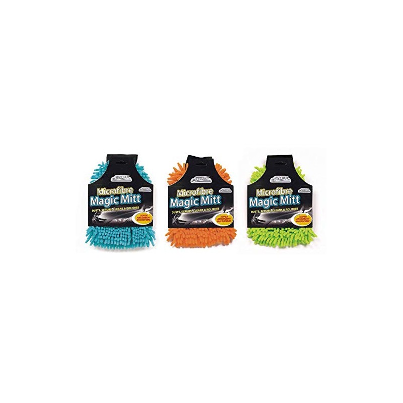 Car Pride Microfibre Magic Mitt - Dusts, Scrubs, Cleans and