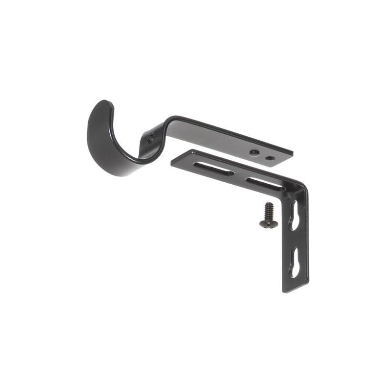 Ivilon Adjustable Brackets for Curtain Rods - for 7/8 or