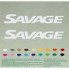 Pair of Savage Boat Compatible Replacement Decals Vinyl Stickers Boats