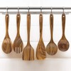 Pohex Teak Wood 12 Piece Kitchen Utensil Set with Wooden