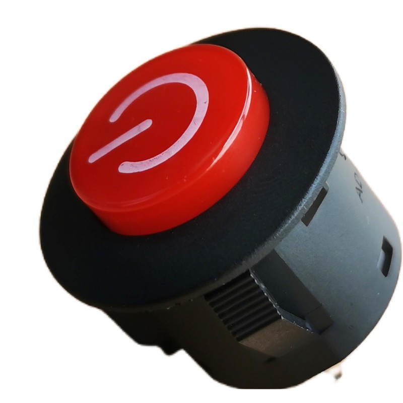 2 Pcs Power Button Switch Push Start Replacement Parts for