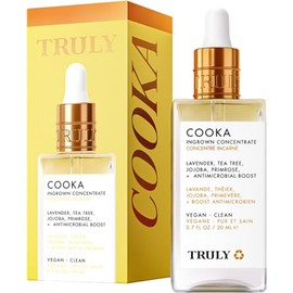 Truly Beauty Cooka Concentrado Suero Encarnado - Tratamiento Para El Cabello Encarnado Para El Área Del Bikini - Fórmula Suavizante Y Calmante Para Después Del Afeitado - Cura Quemaduras, Mellas Y Enc