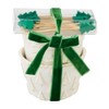 Mud Pie White Tree Xmas Tidbit Set, bowl 2" x
