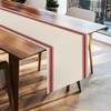 Tian Zhun Christmas Table Runner Red Plain Striped Table Runner
