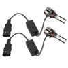 2Pcs 60W For 9005 H10 HB3 White Light Integrated Car