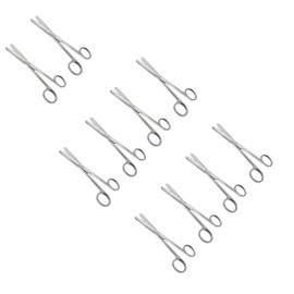 Unbranded 10 PC Operating Scissors  5.5" Straight Tip Blunt Blunt Surgical Instruments