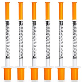 U-100 1ml 30 Ga 30G x 8 mm (5/16'') Disposable Lab Dispensing Supplies, 20Pack (BEK991101)
